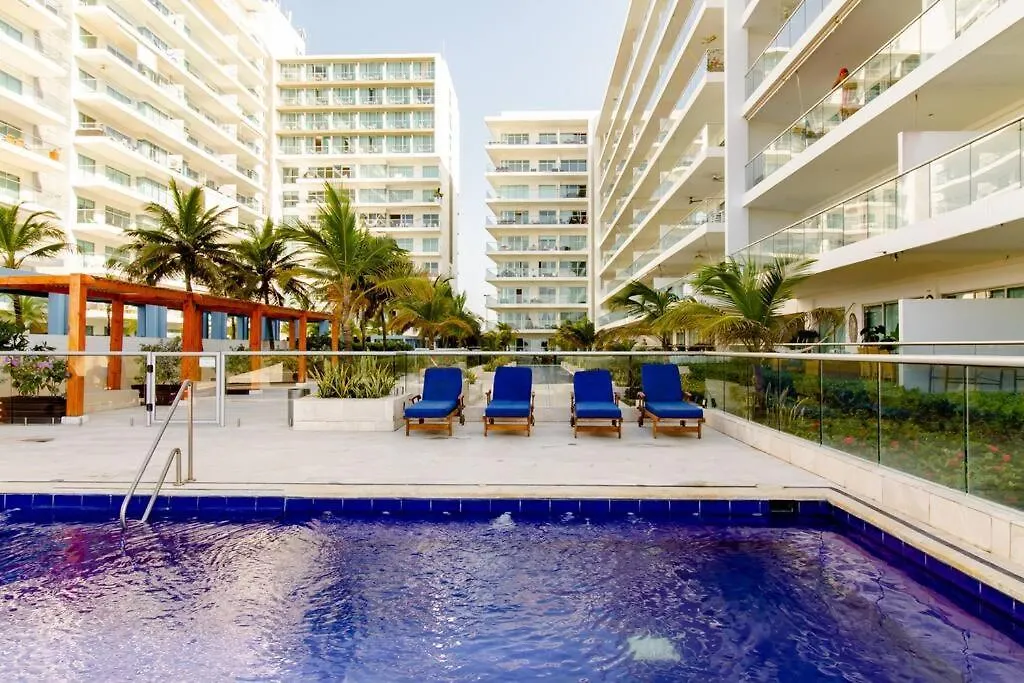 Hermoso Apartamento Con Todas Las Comodidades Acceso Directo A La Playa Morros Epic Sector La Boquilla Cumple Protocolos De Bioseguridad Cartagena Lägenhet