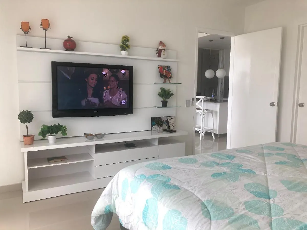 Hermoso Apartamento Con Todas Las Comodidades Acceso Directo A La Playa Morros Epic Sector La Boquilla Cumple Protocolos De Bioseguridad Cartagena Lägenhet